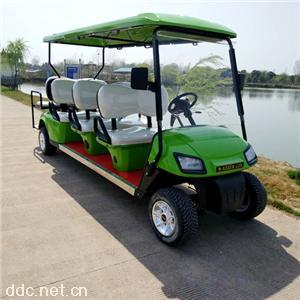  傲森8人座绿色景区电动观光车